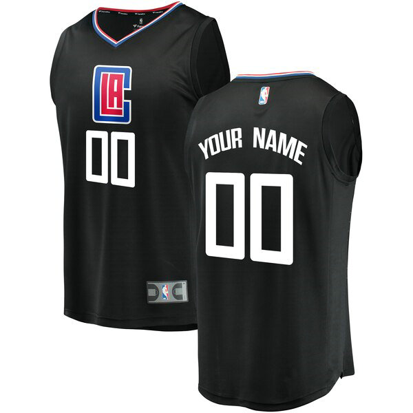 Maillot nba Los Angeles Clippers Statement Edition Homme Custom 0 Noir